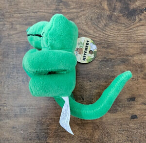 Hitchers Plush Aligator 4" Hugger Wrap Around Toy Stuffed Animal Green Crocodile